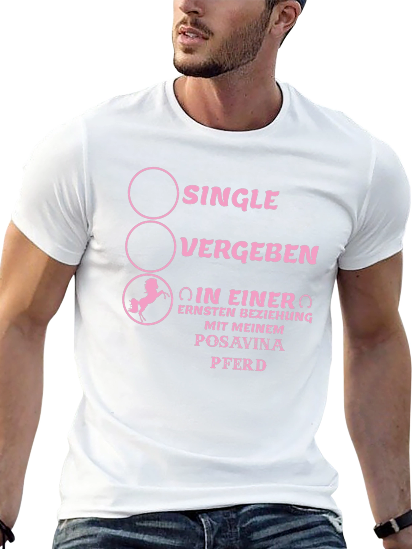 Funny Horse Lover T-Shirt - Posavina Pferd Design