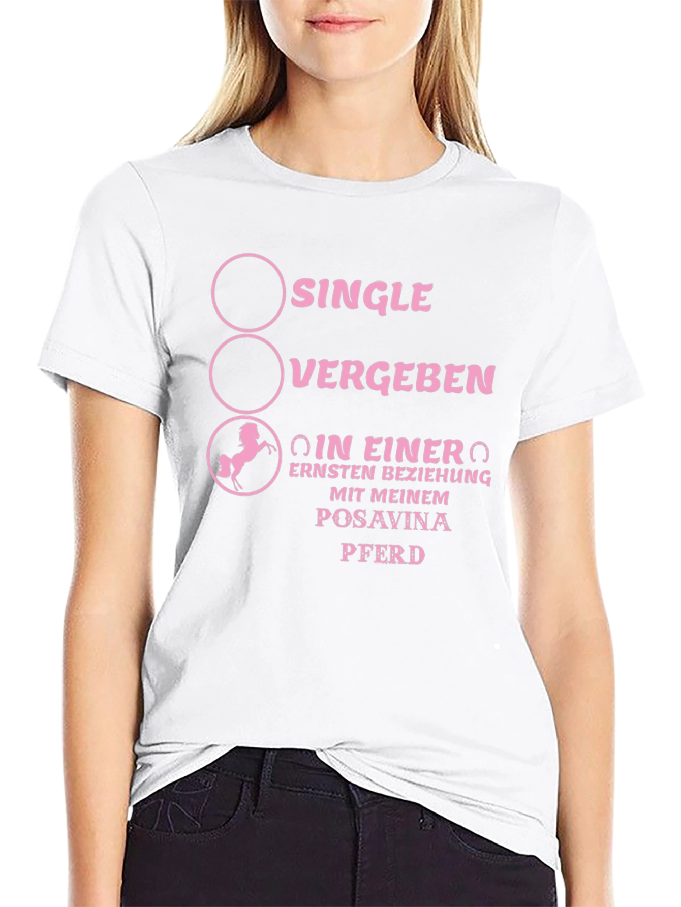 Funny Horse Lover T-Shirt - Posavina Pferd Design