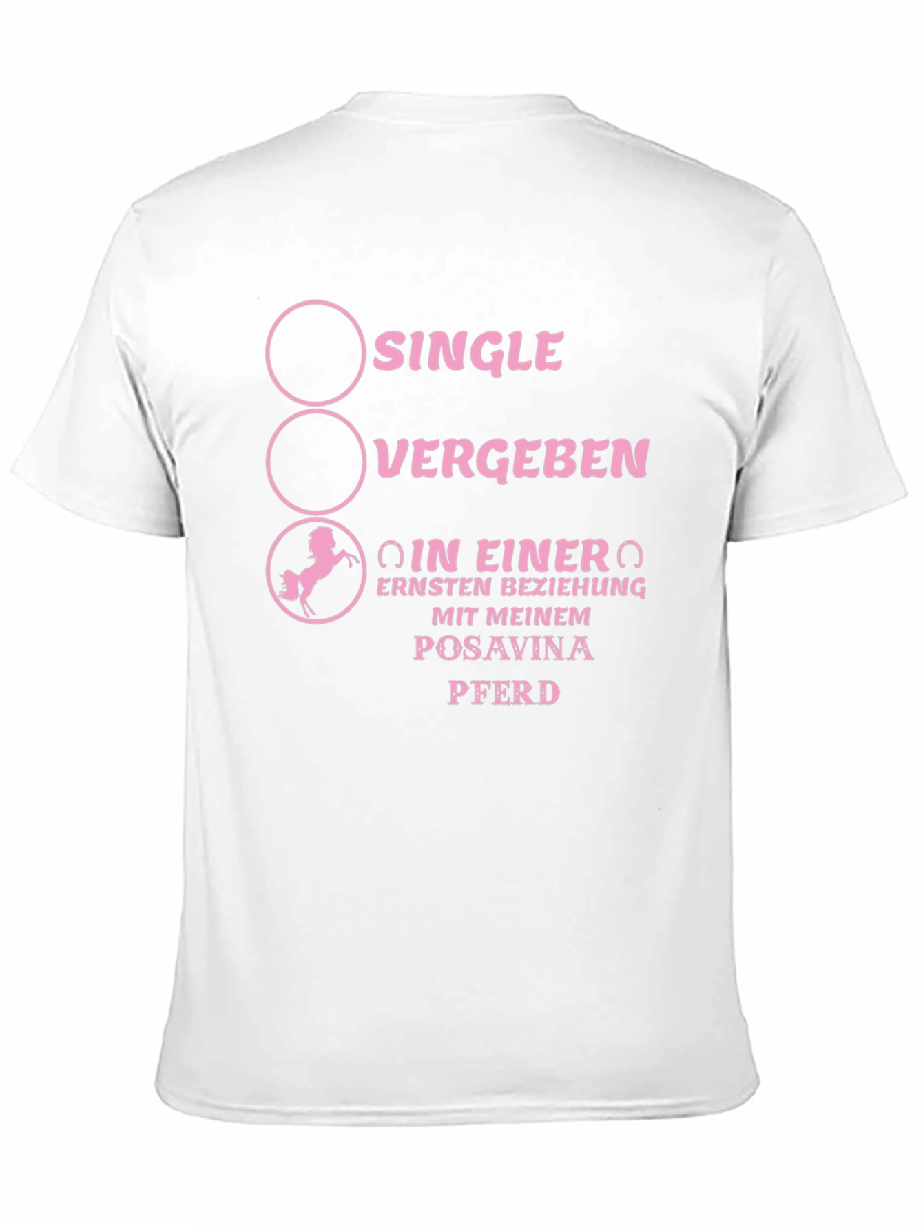 Funny Horse Lover T-Shirt - Posavina Pferd Design