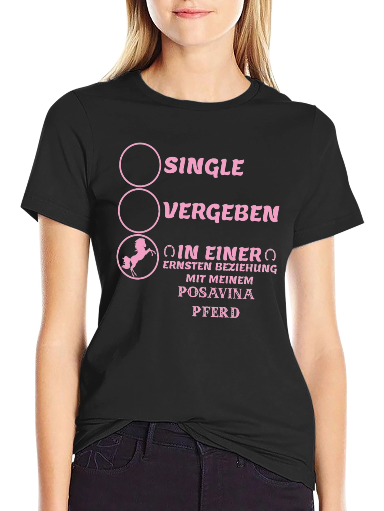 Funny Horse Lover T-Shirt - Posavina Pferd Design