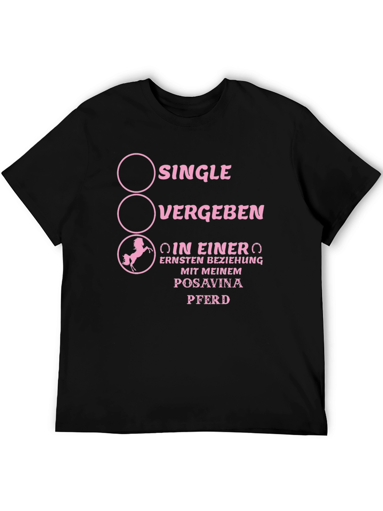 Funny Horse Lover T-Shirt - Posavina Pferd Design