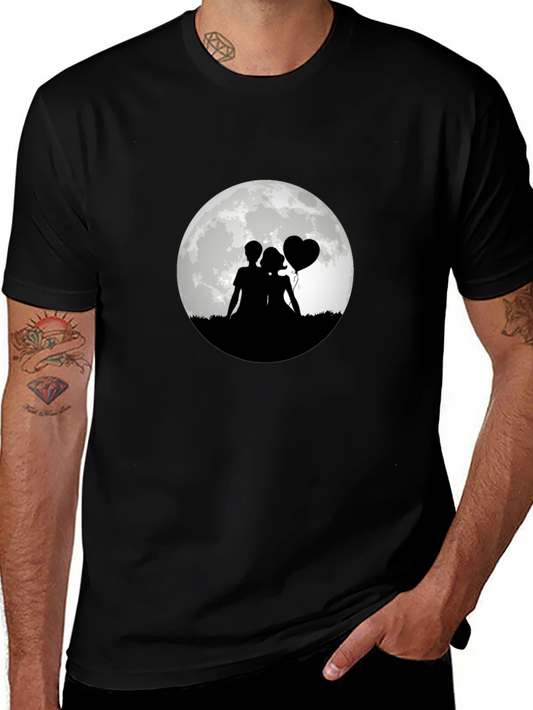 Romantic Moonlit Silhouette Tee