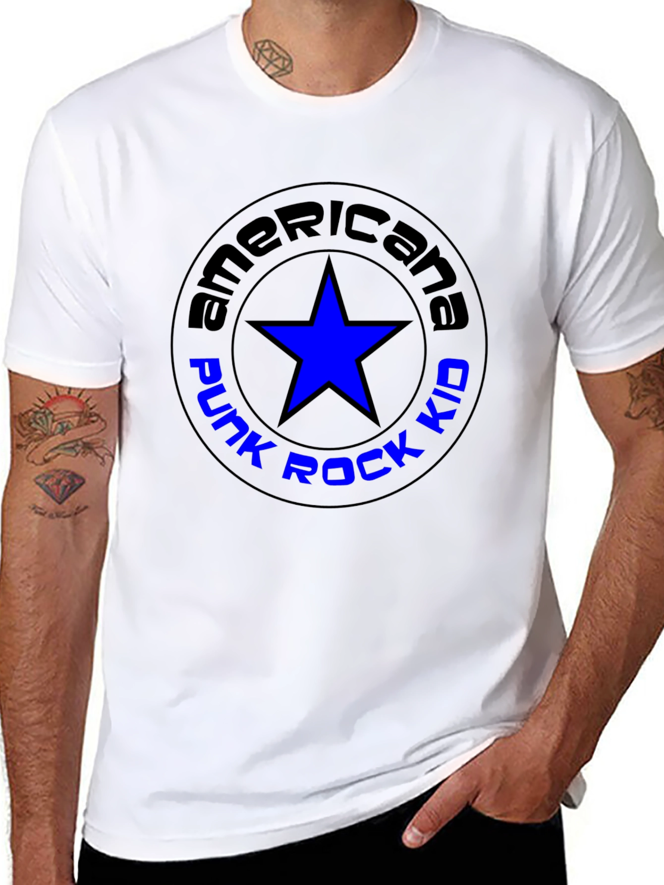 Americana Punk Rock Kid T-Shirt