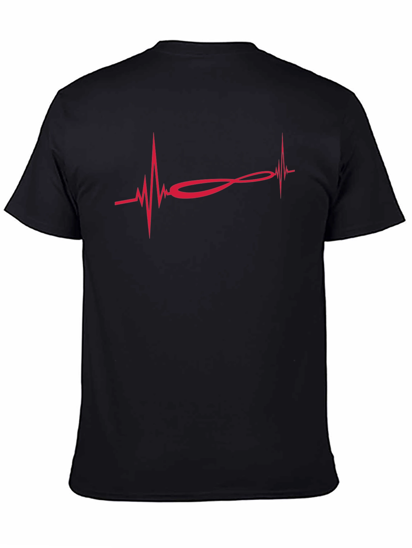 Heartbeat Infinity Symbol Graphic T-Shirt