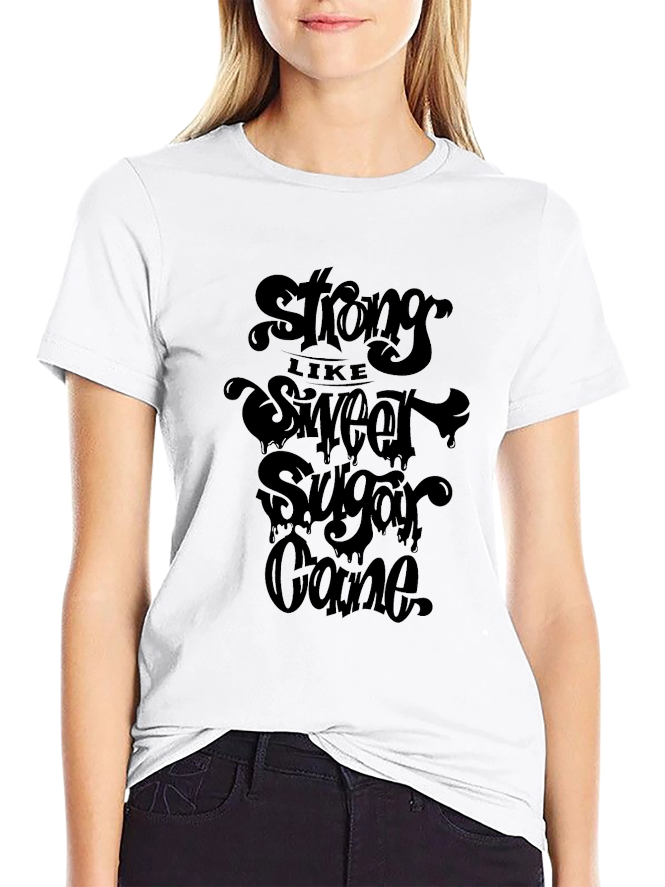 Strong Like Sweet Sugar Cane Graphic Tee