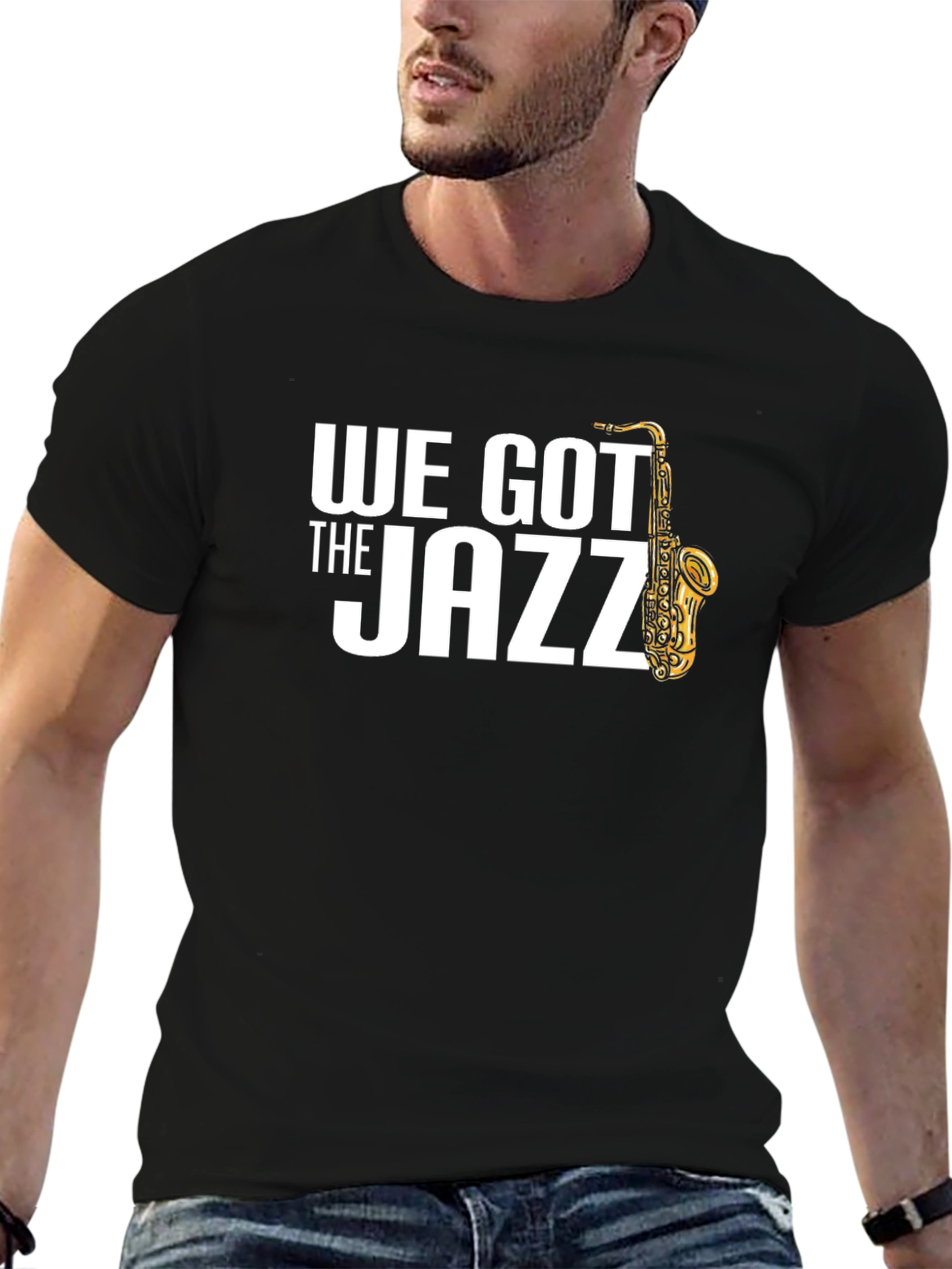We Got The Jazz Saxophone Graphic Tee