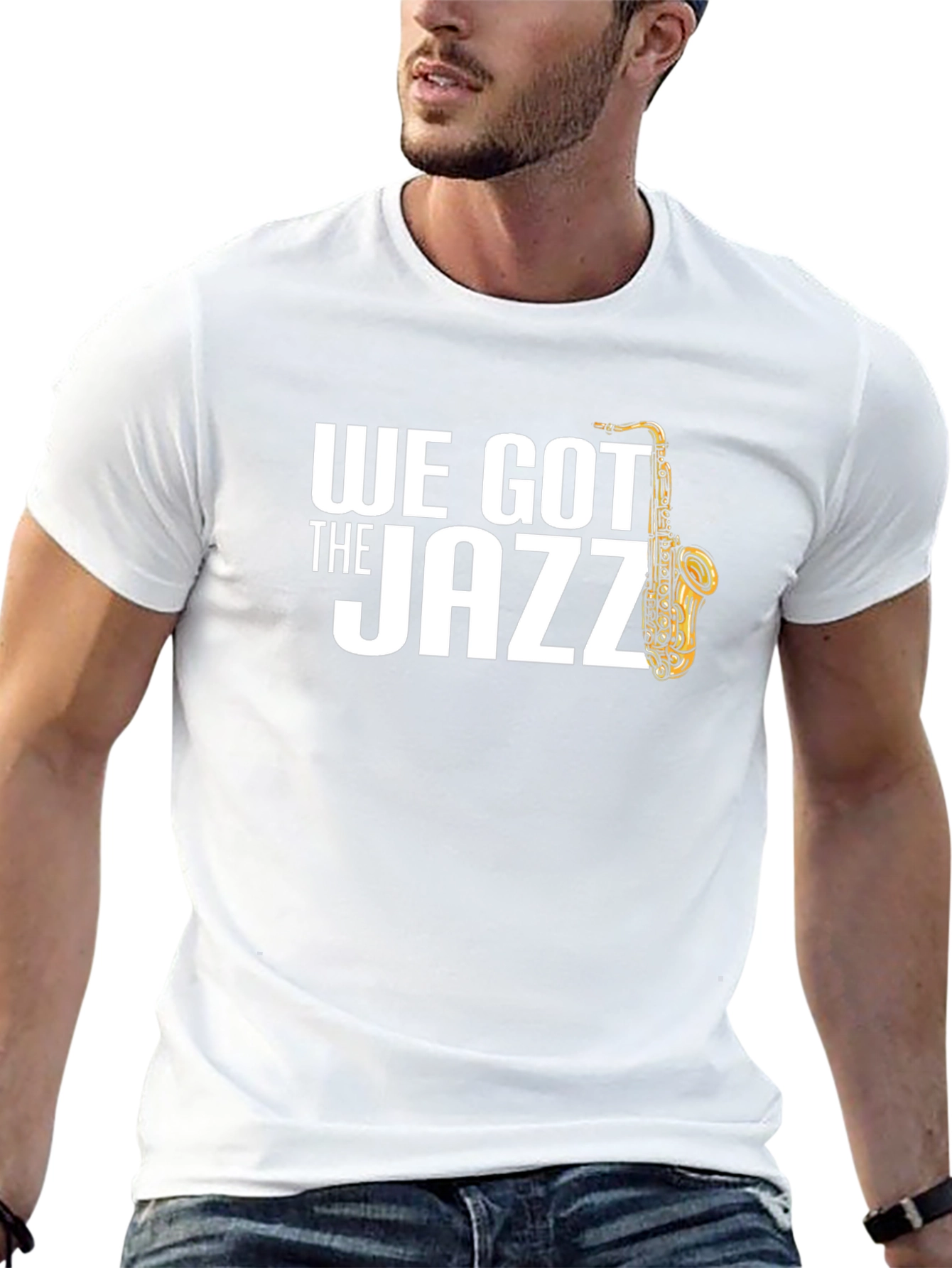 We Got The Jazz Saxophone Graphic Tee