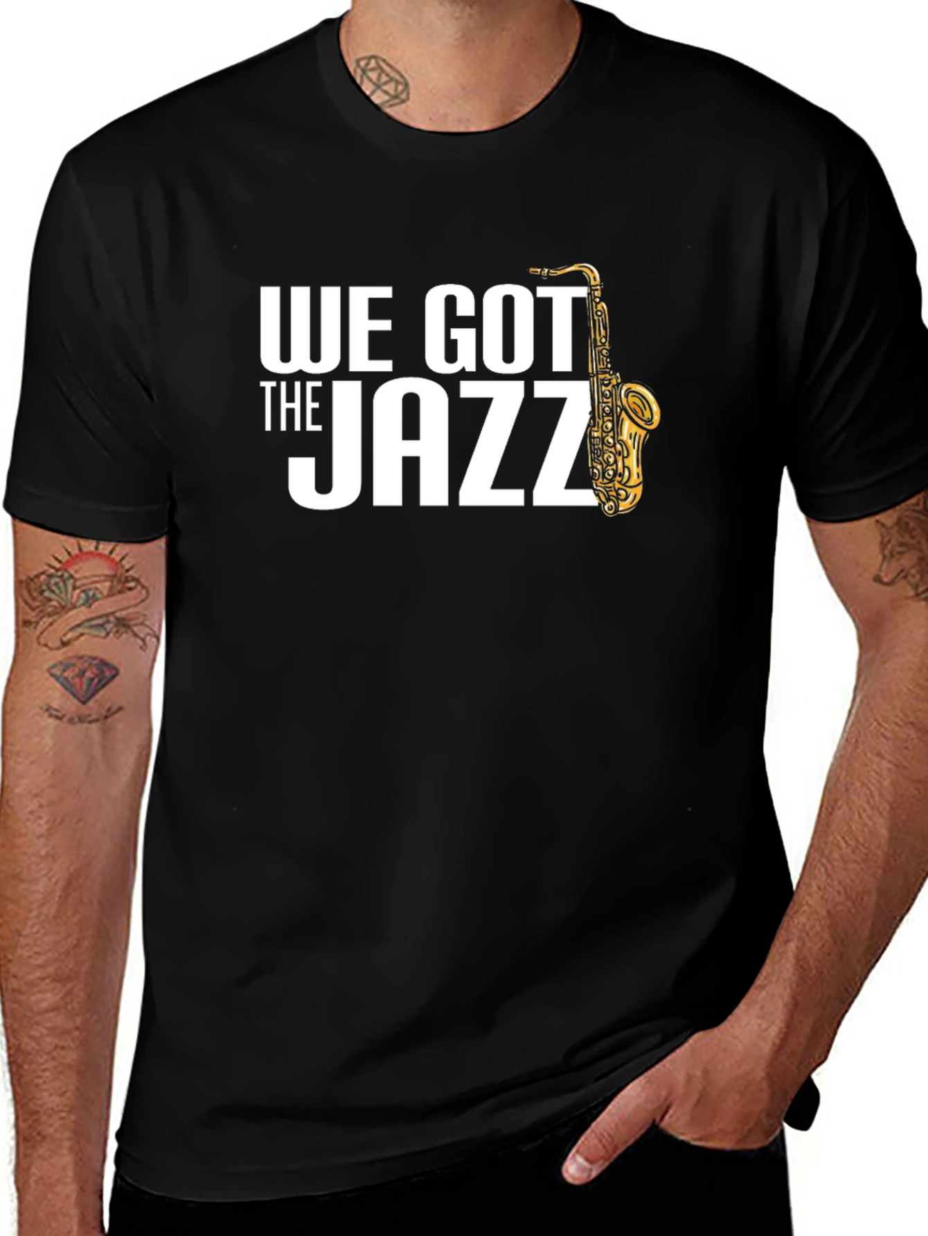 We Got The Jazz Saxophone Graphic Tee