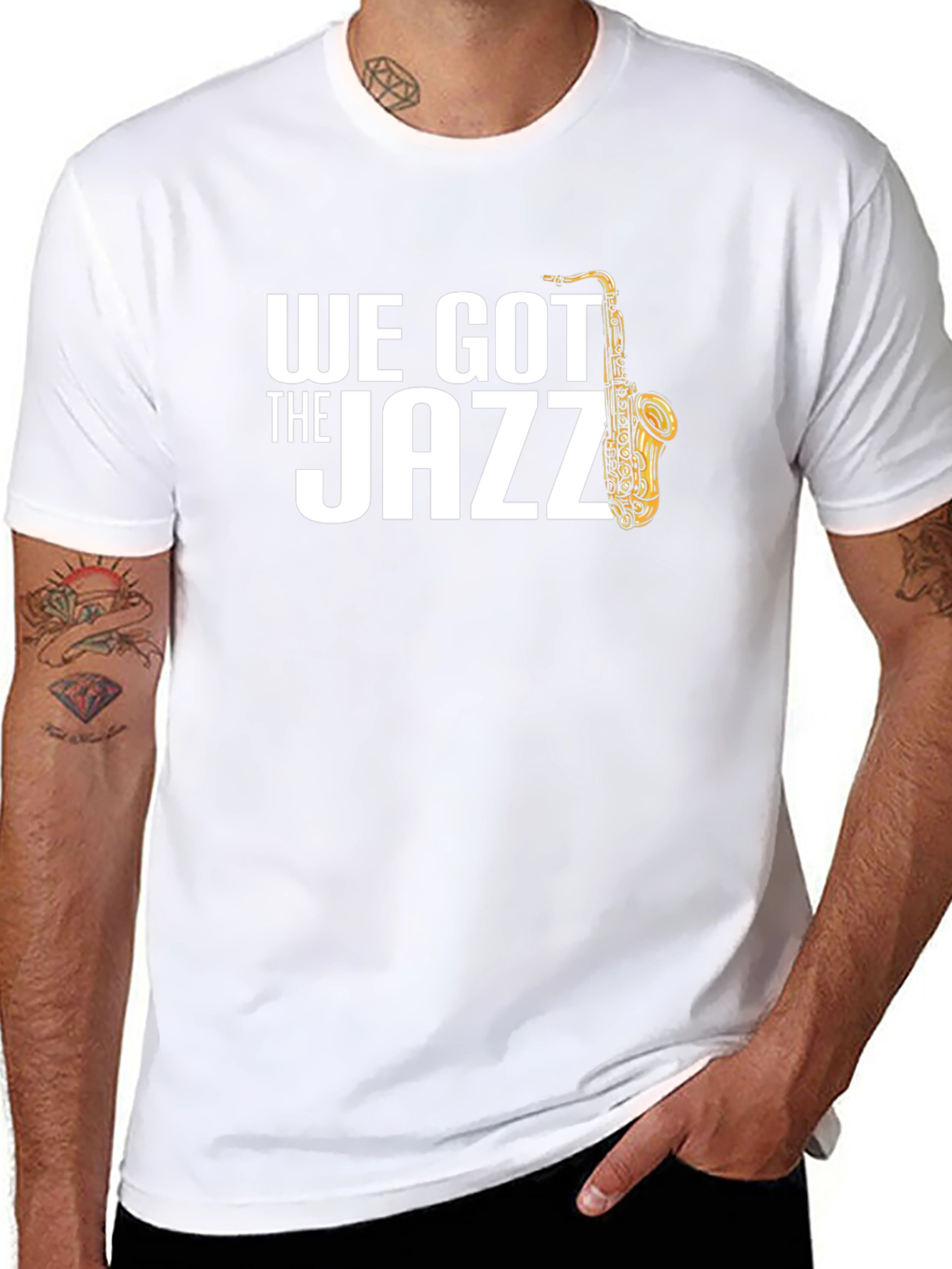 We Got The Jazz Saxophone Graphic Tee