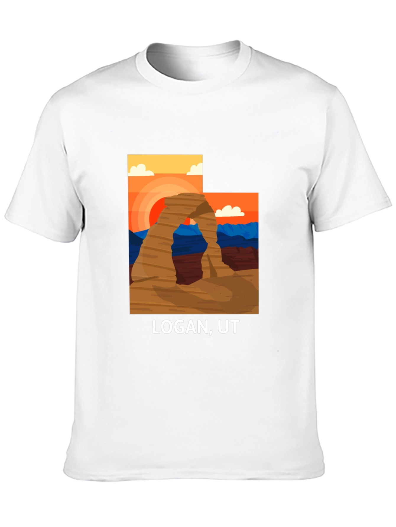 Logan UT Graphic Tee - Desert Archway