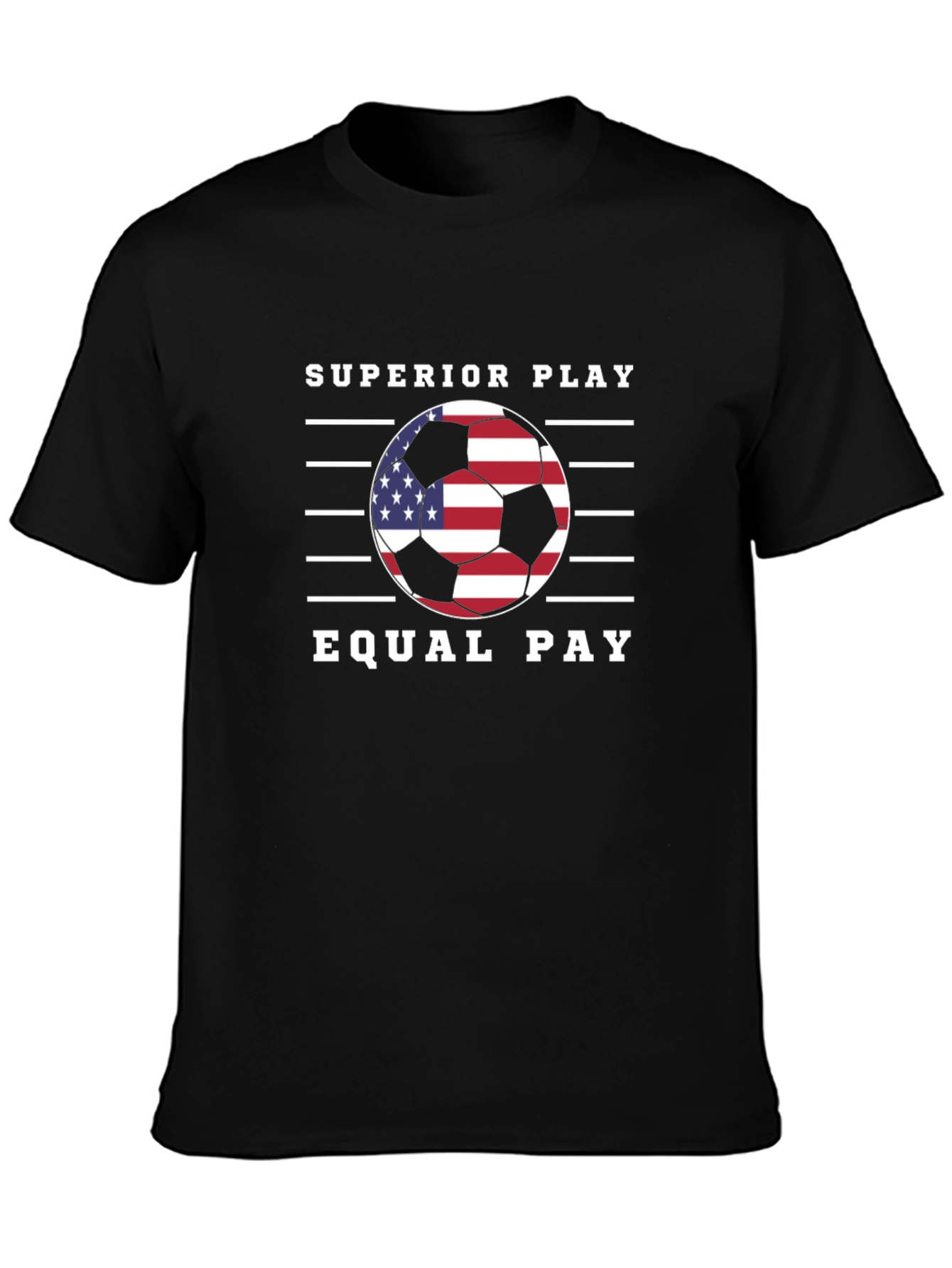 Superior Play Equal Pay Soccer Graphic Tee