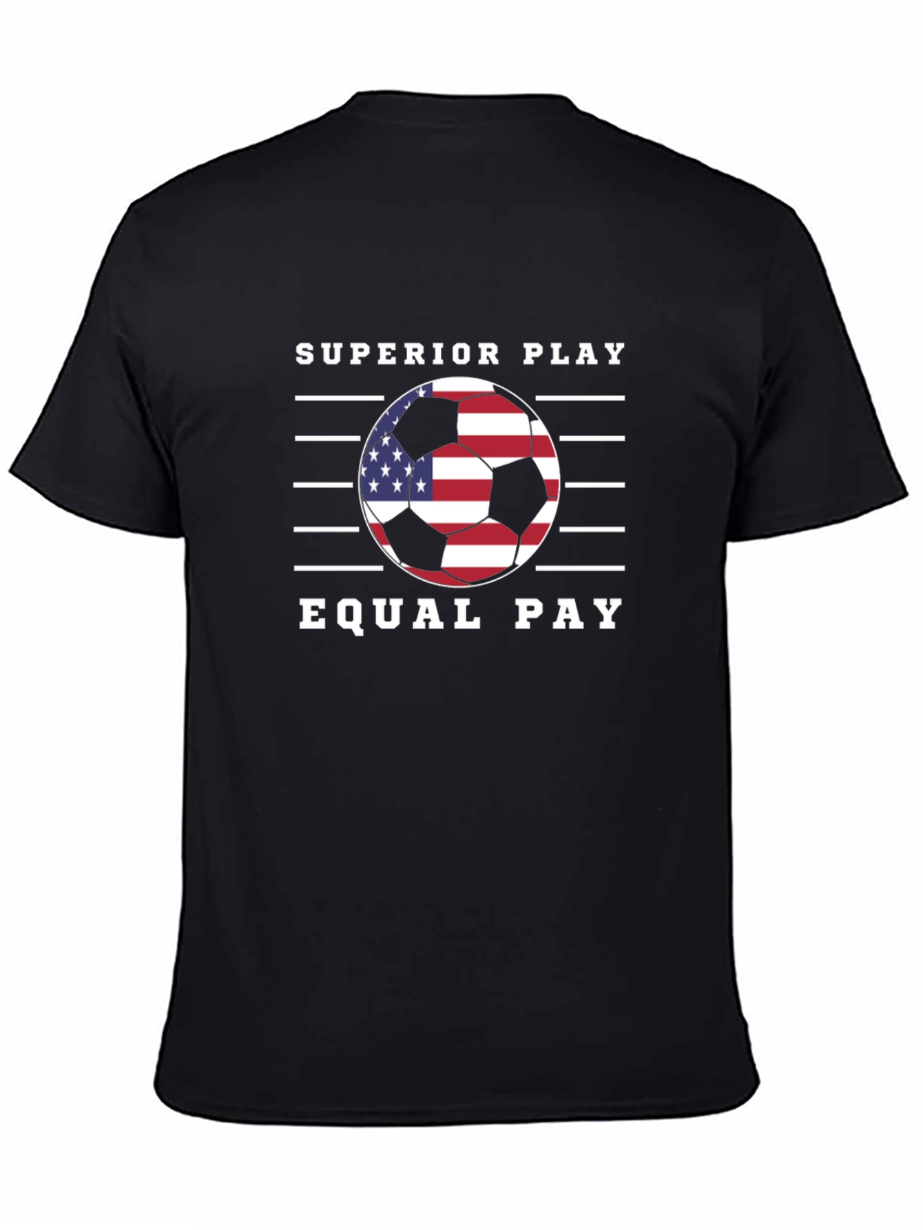 Superior Play Equal Pay Soccer Graphic Tee