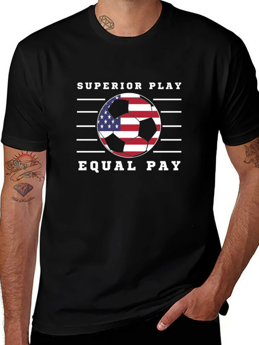 Superior Play Equal Pay Soccer Graphic Tee