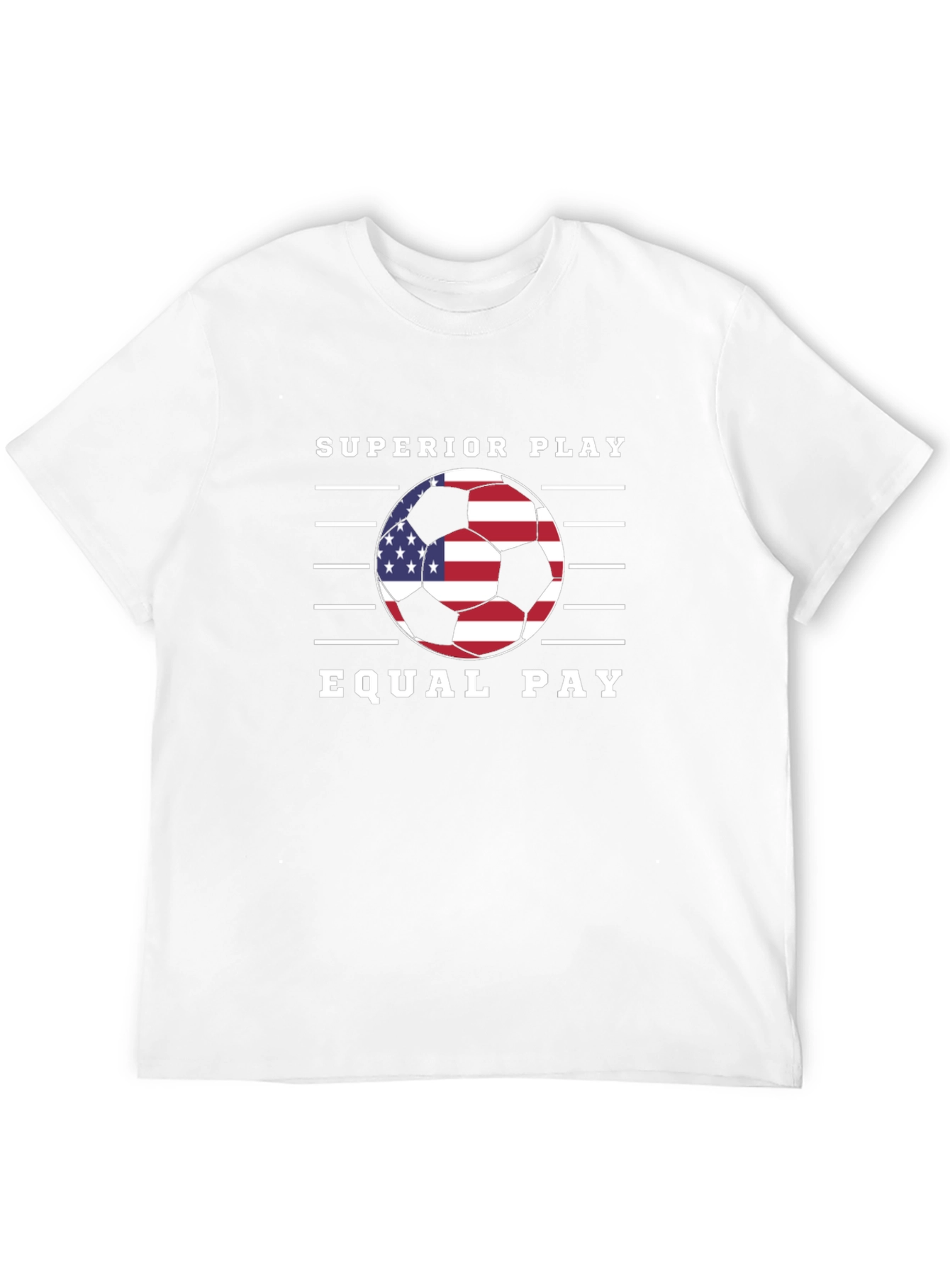 Superior Play Equal Pay Soccer Graphic Tee