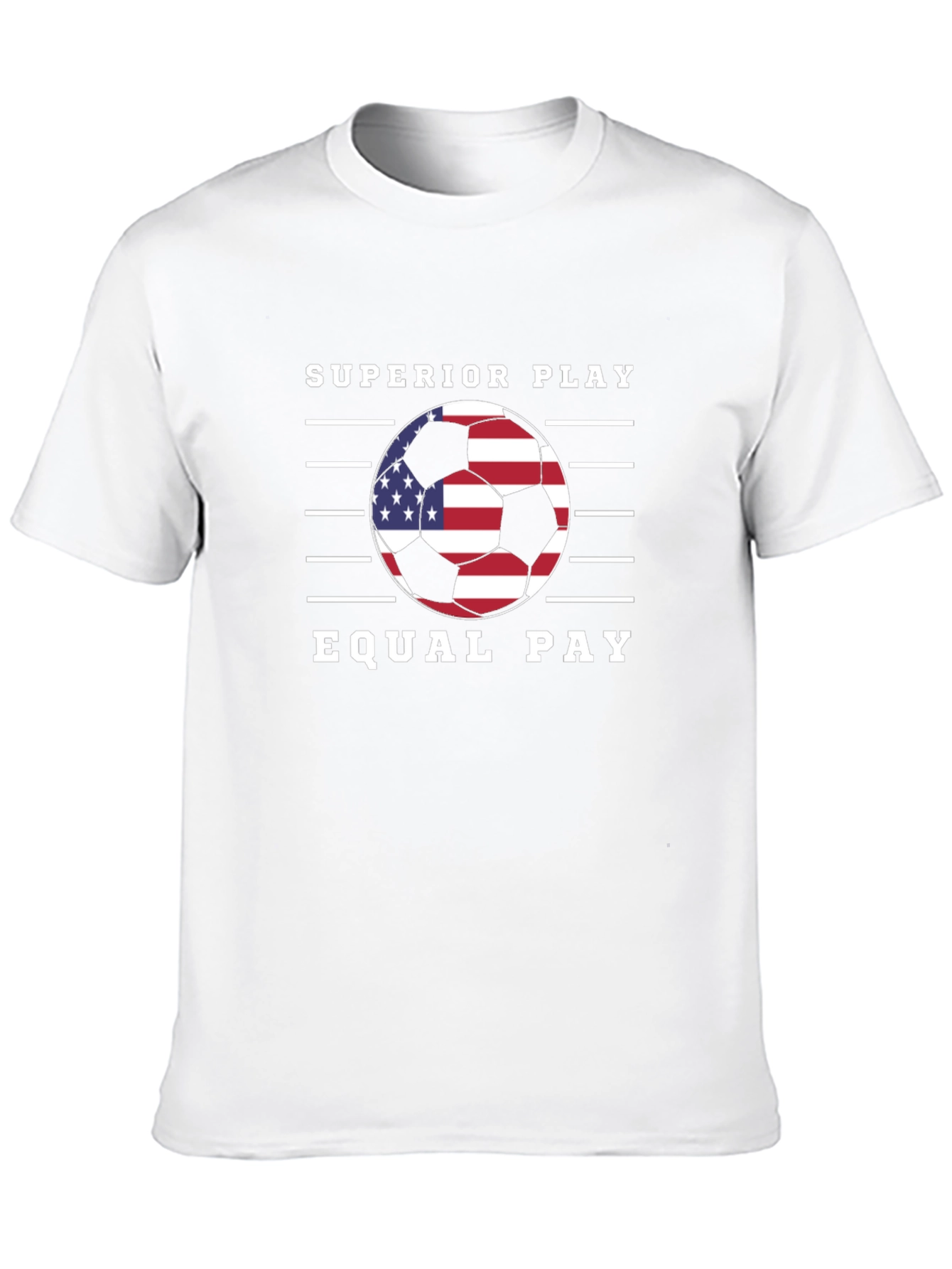 Superior Play Equal Pay Soccer Graphic Tee