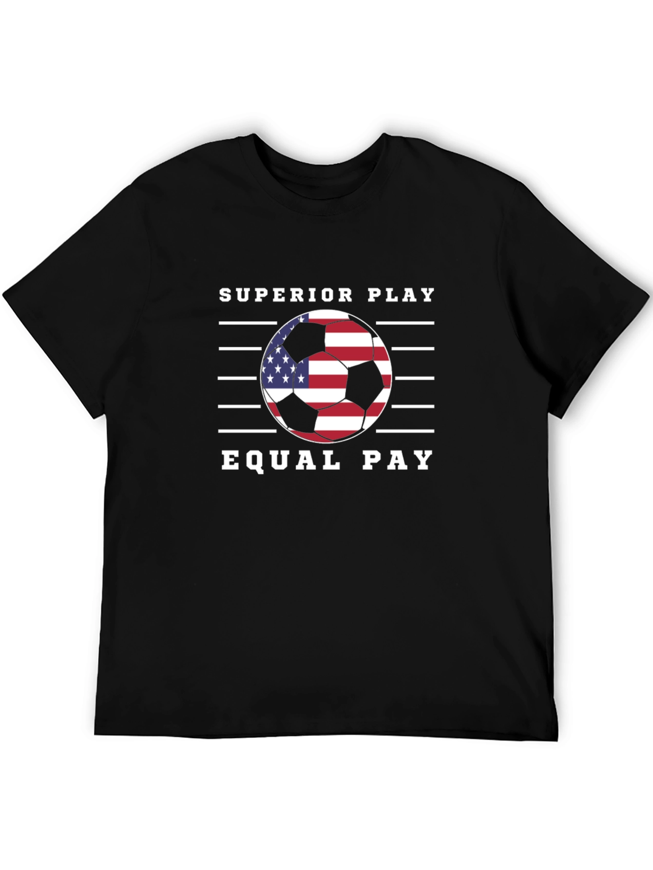 Superior Play Equal Pay Soccer Graphic Tee
