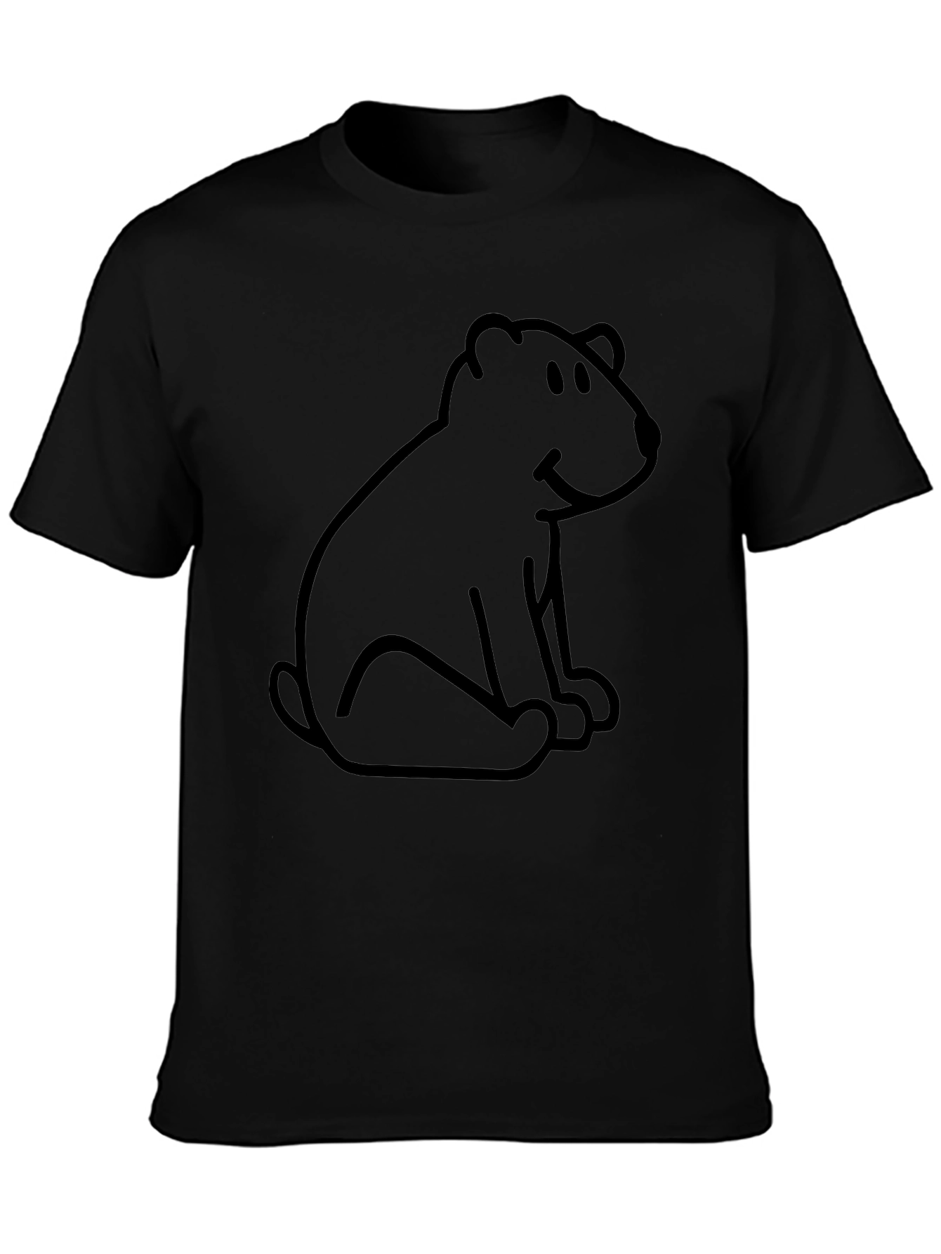 Black Bear Graphic T-Shirt - Casual Comfort
