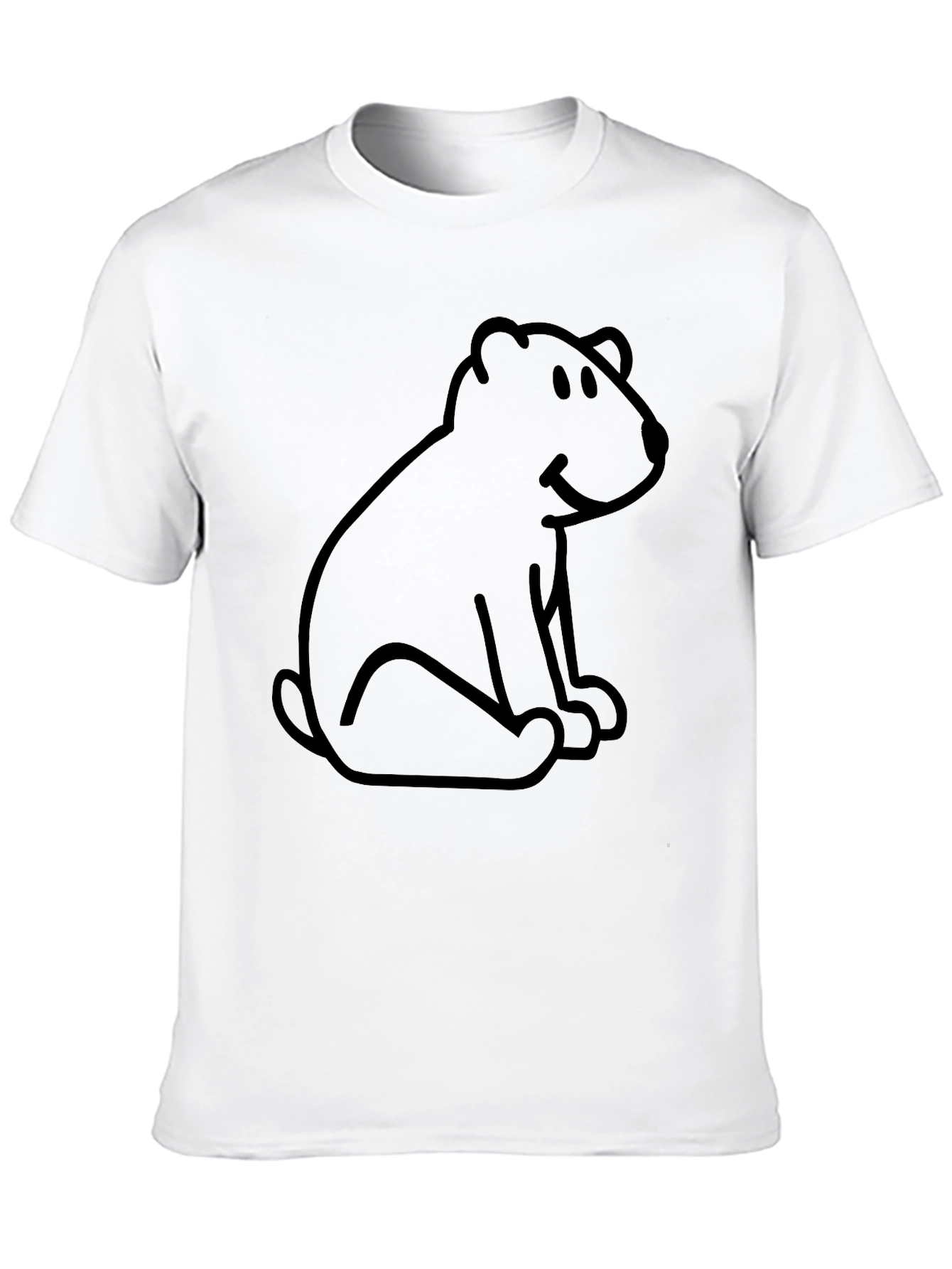 Black Bear Graphic T-Shirt - Casual Comfort