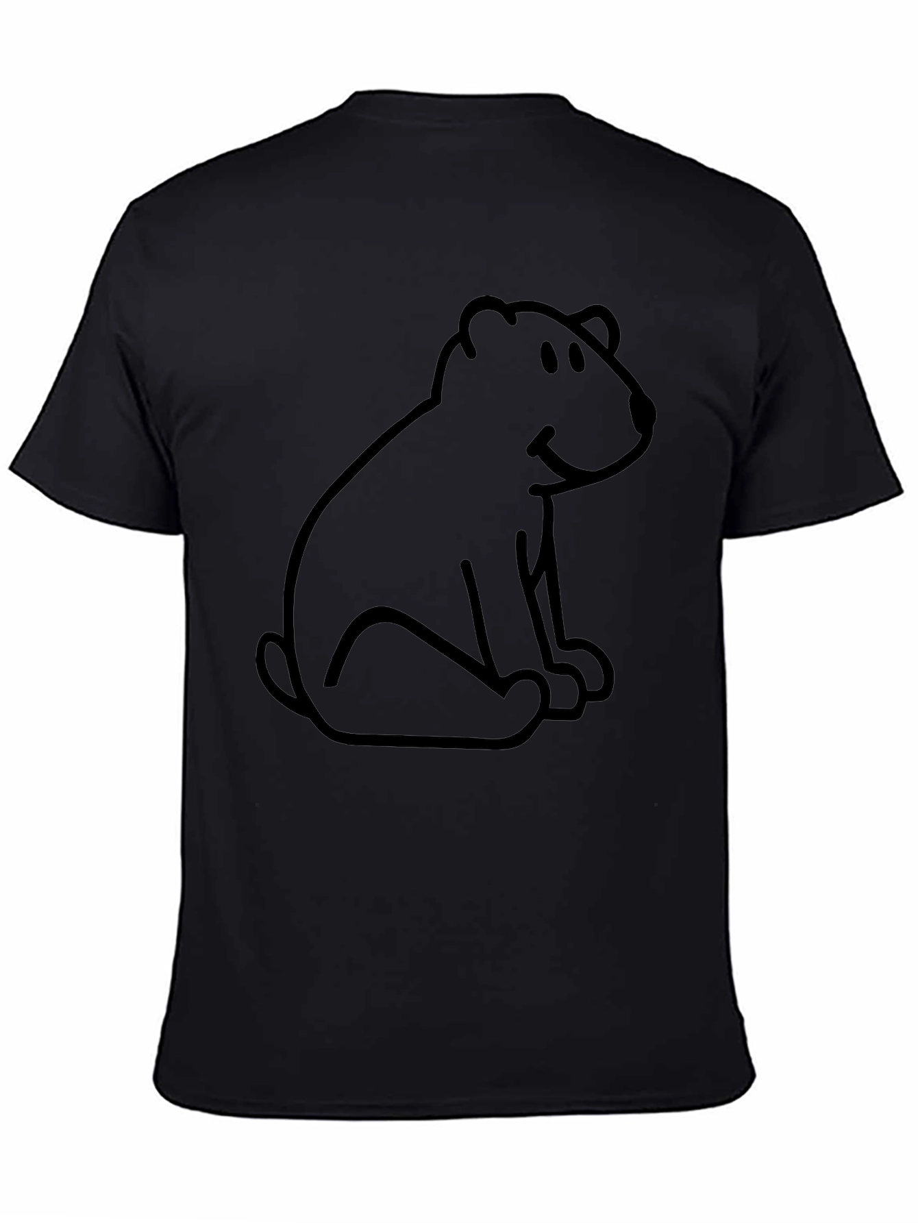 Black Bear Graphic T-Shirt - Casual Comfort