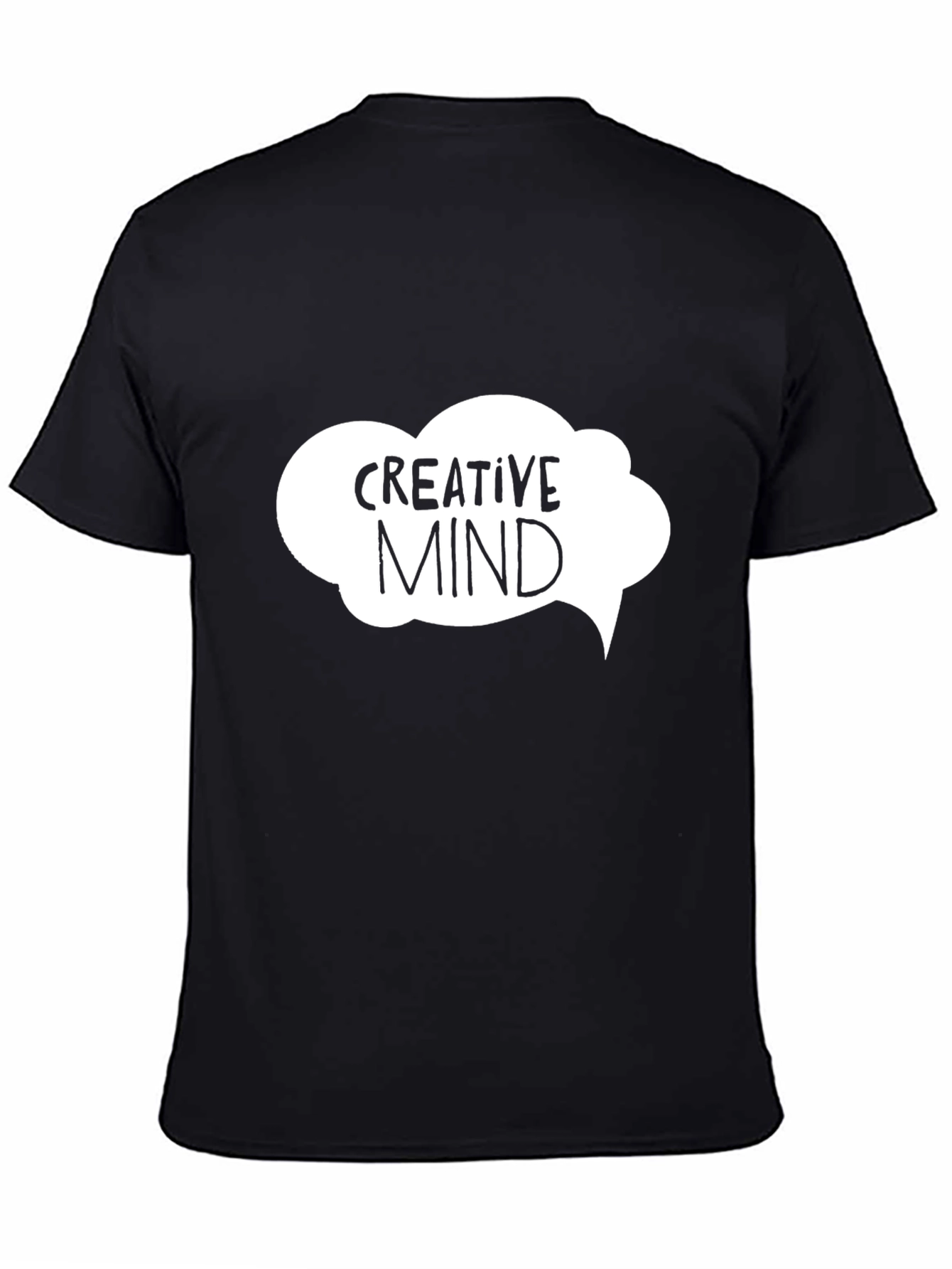 Creative Mind Black Graphic Tee - Unisex