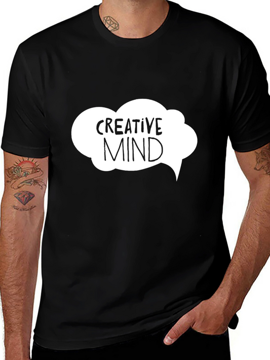 Creative Mind Black Graphic Tee - Unisex