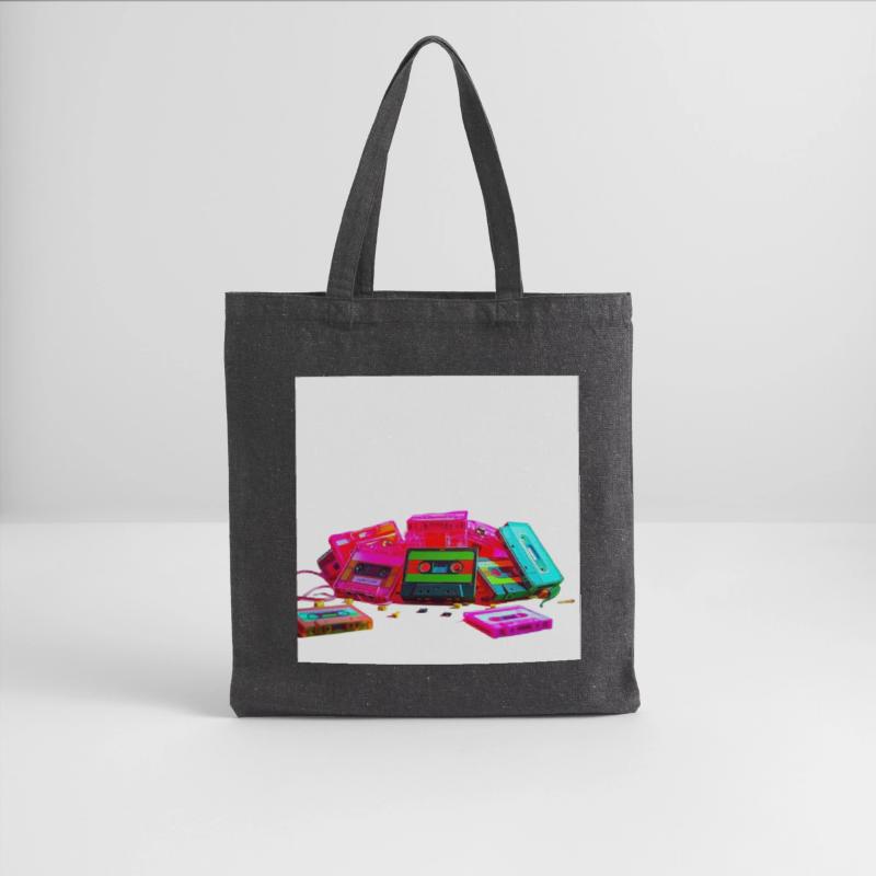 Vibrant Retro Cassette Tape Pattern