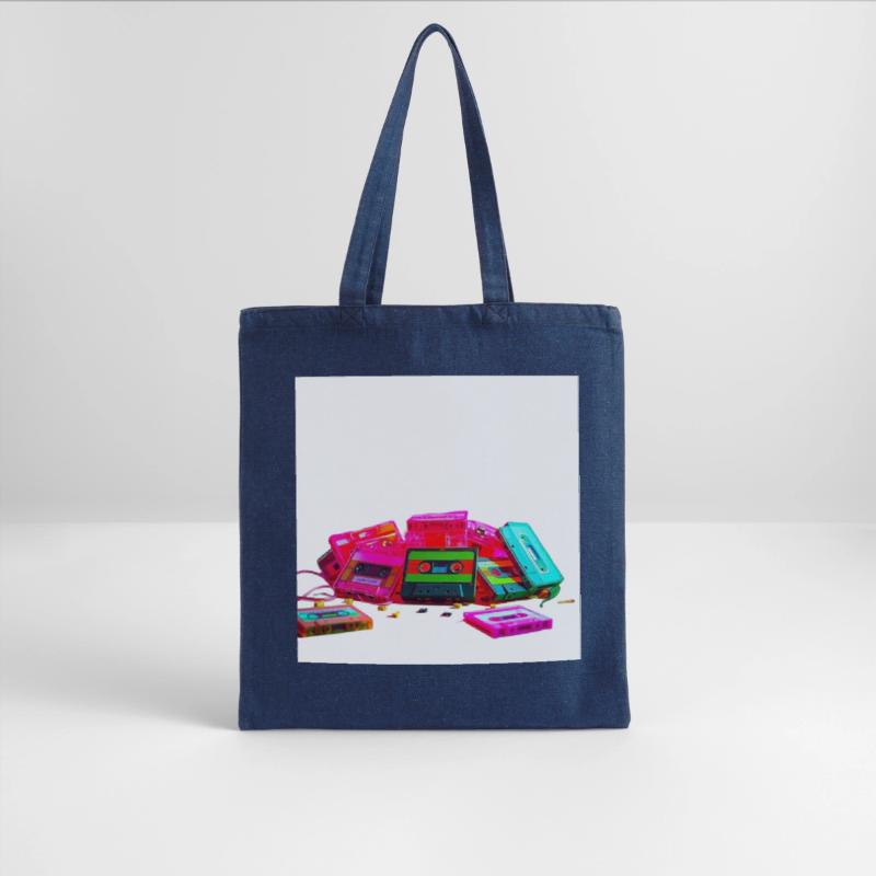 Vibrant Retro Cassette Tape Pattern