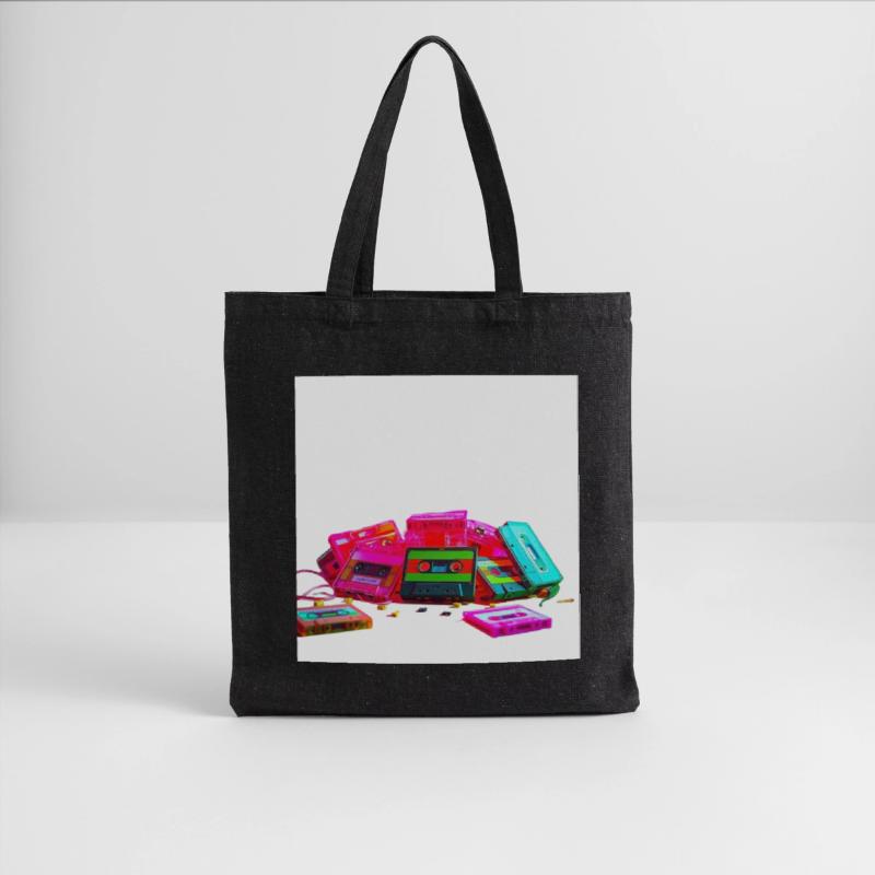 Vibrant Retro Cassette Tape Pattern