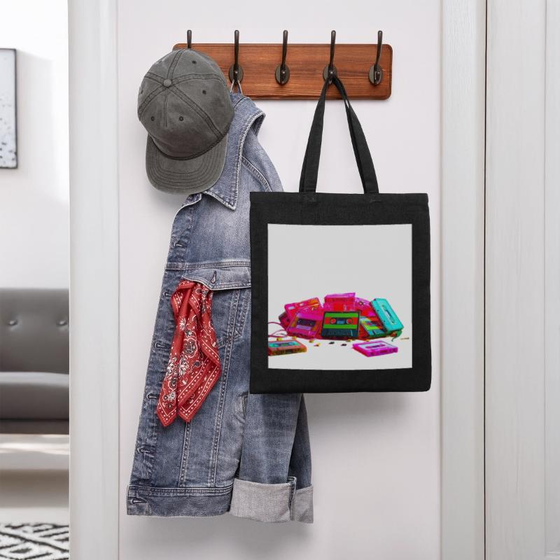 Vibrant Retro Cassette Tape Pattern