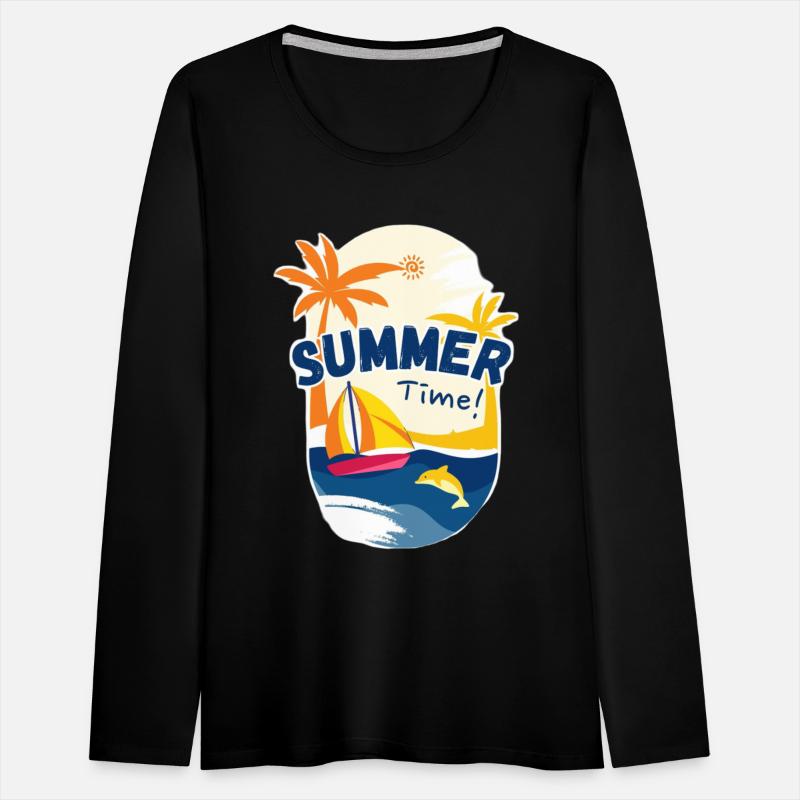 Vibrant Summer Beach Scene Design