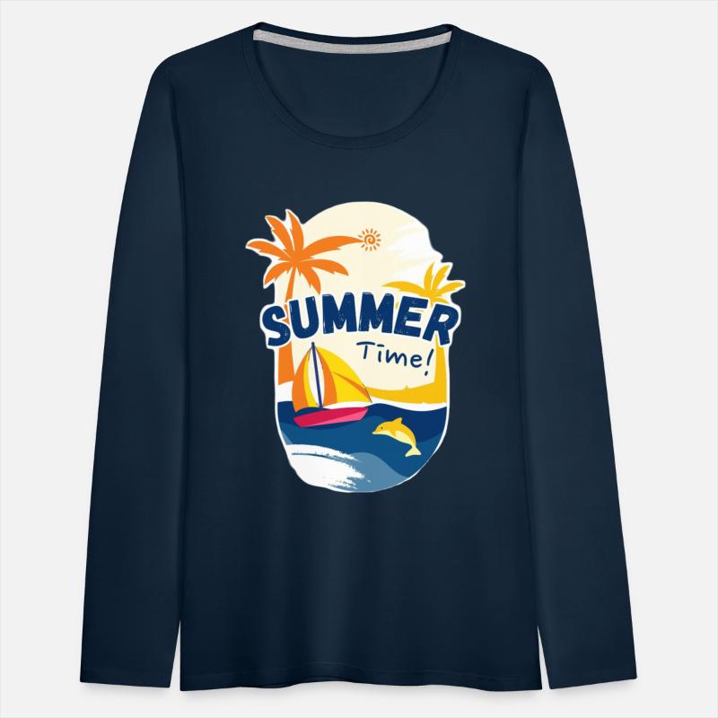Vibrant Summer Beach Scene Design