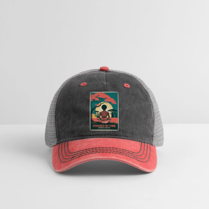 Vintage Afro Samurai Warrior - Forged By Fire