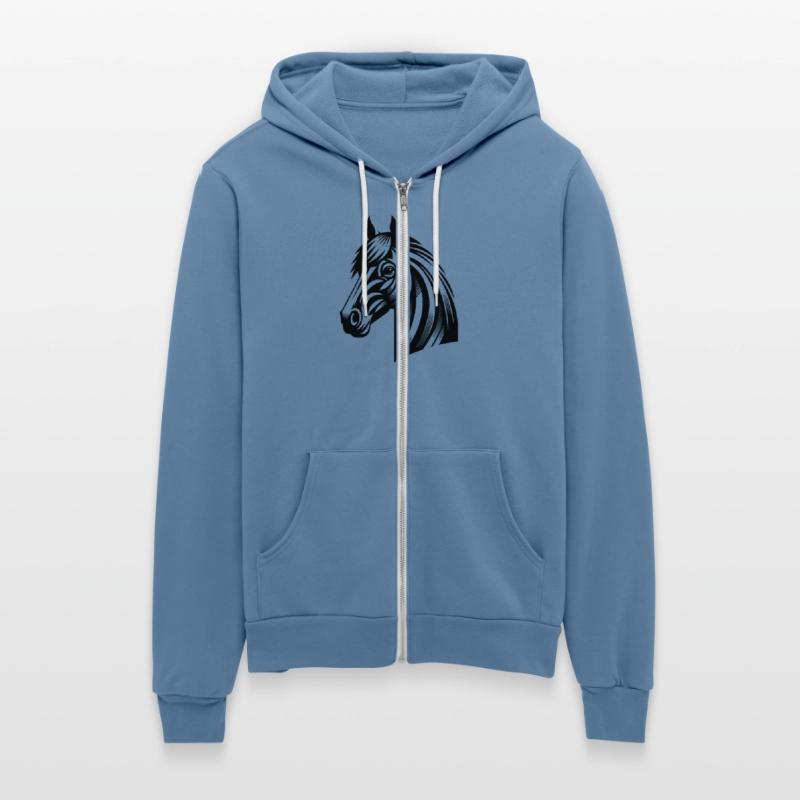 Vintage Horse Head Portrait Tattoo Style