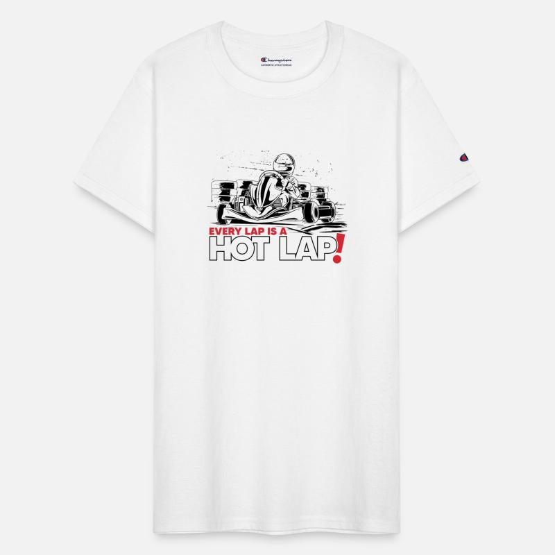 Vintage Retro Go Kart Driver Racing, Every Lap is