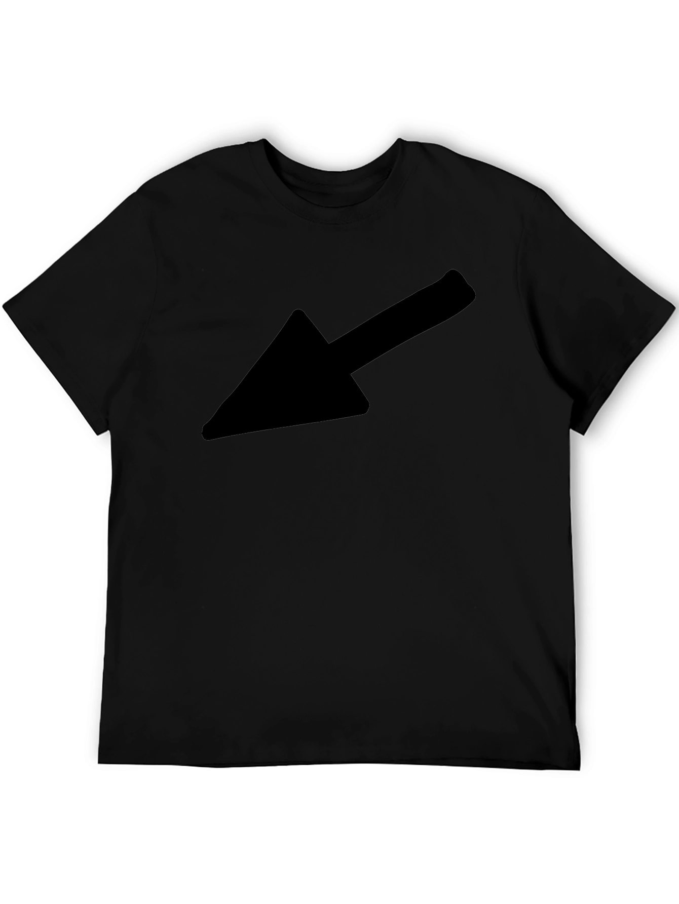 Black Arrow Graphic Tee - Stylish & Directional