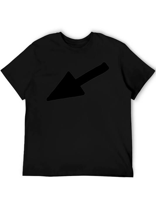 Black Arrow Graphic Tee - Stylish & Directional