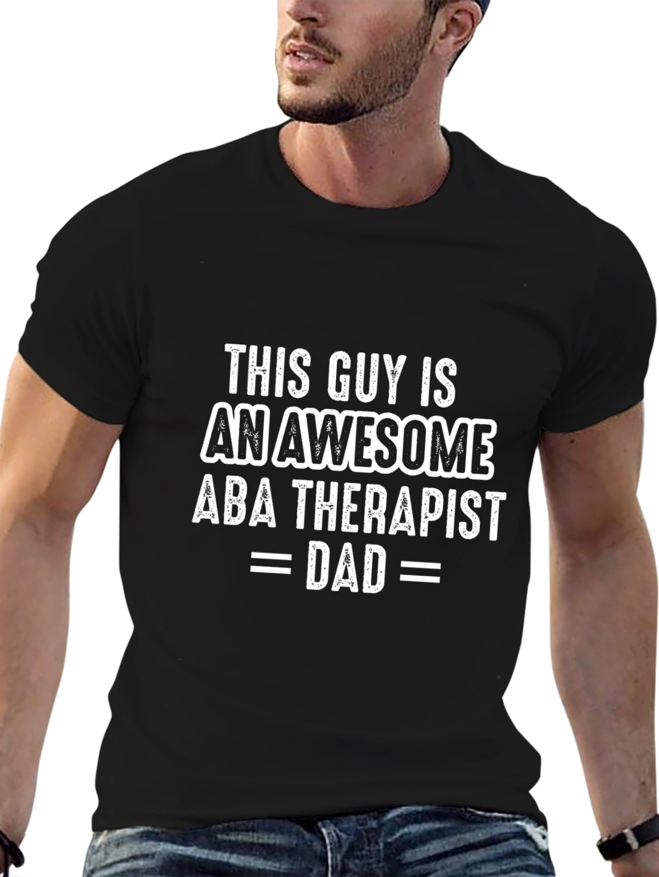 Awesome ABA Therapist Dad T-Shirt