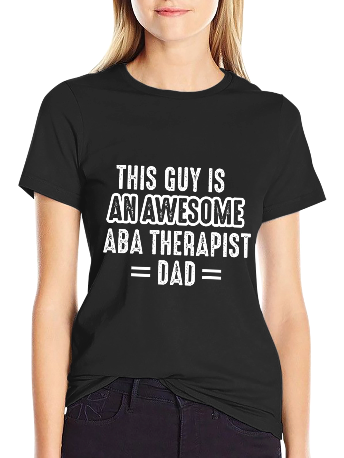 Awesome ABA Therapist Dad T-Shirt