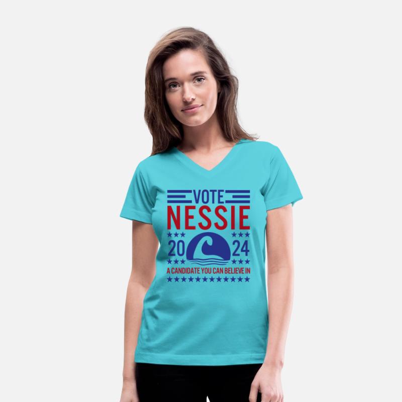 Vote Nessie President 2024 Funny Loch Ness Monster