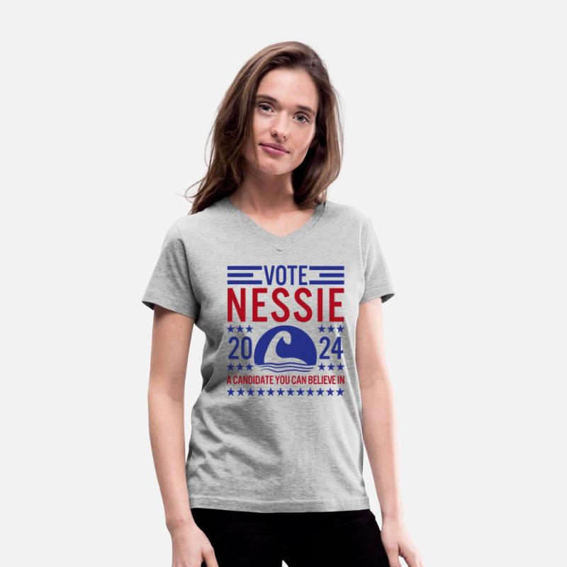 Vote Nessie President 2024 Funny Loch Ness Monster