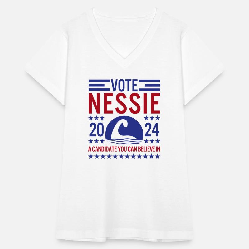 Vote Nessie President 2024 Funny Loch Ness Monster