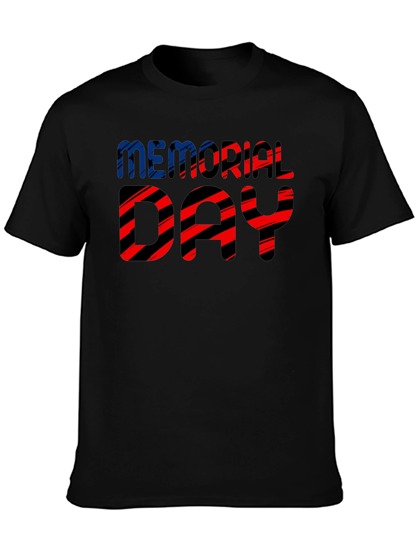 Memorial Day Striped Graphic Tee