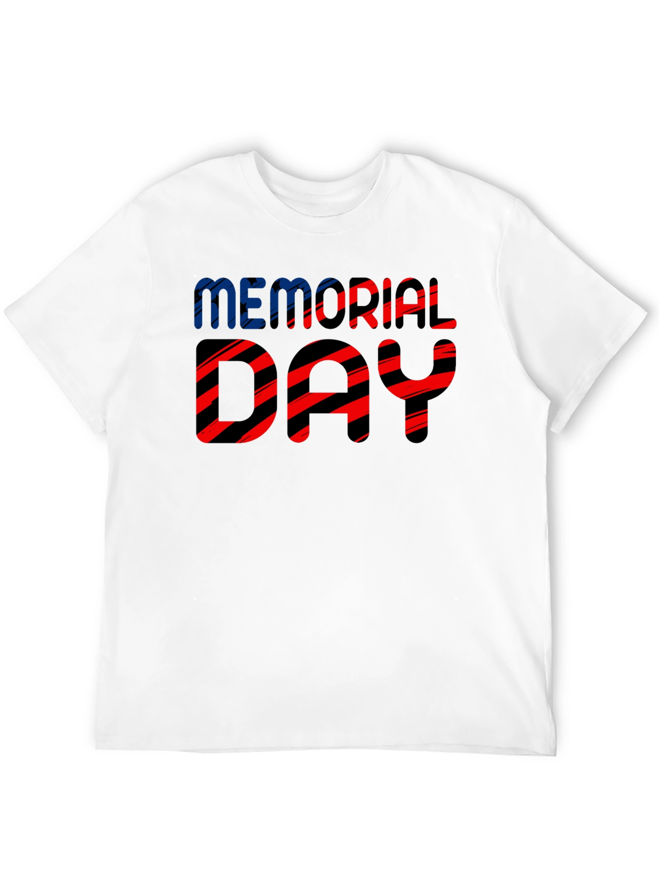 Memorial Day Striped Graphic Tee