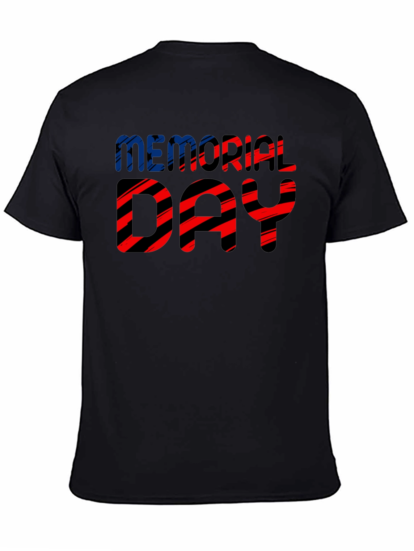 Memorial Day Striped Graphic Tee