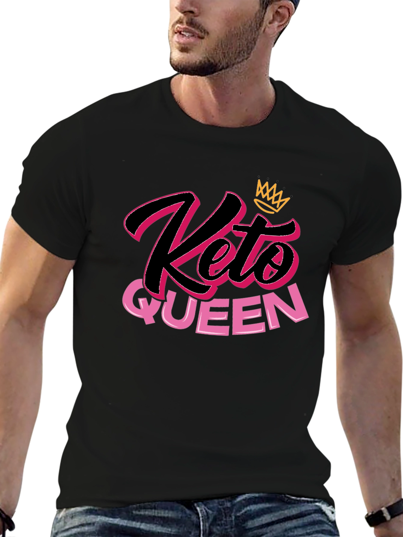 Keto Queen Black Graphic Tee