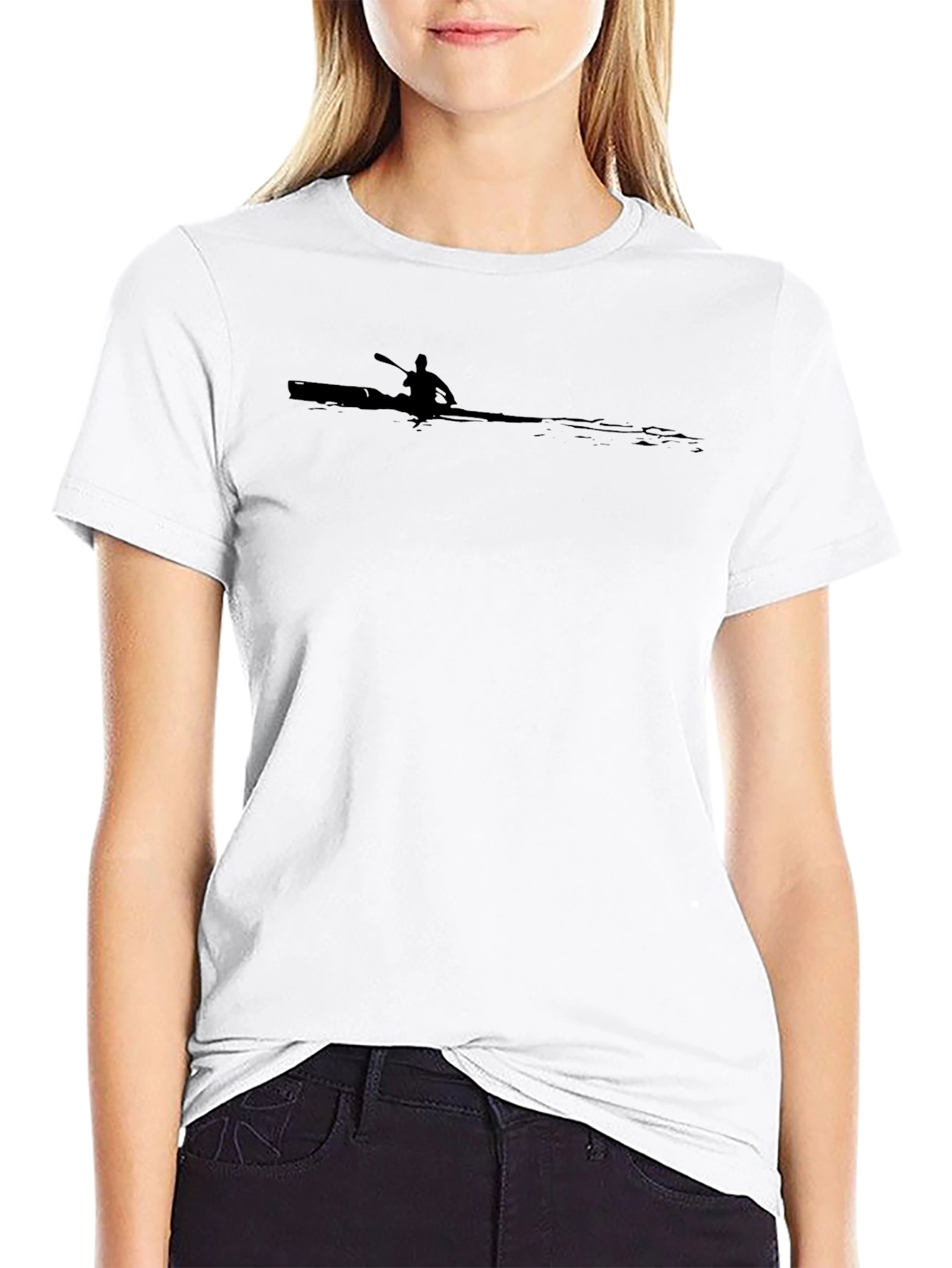 Black Kayak Graphic Tee