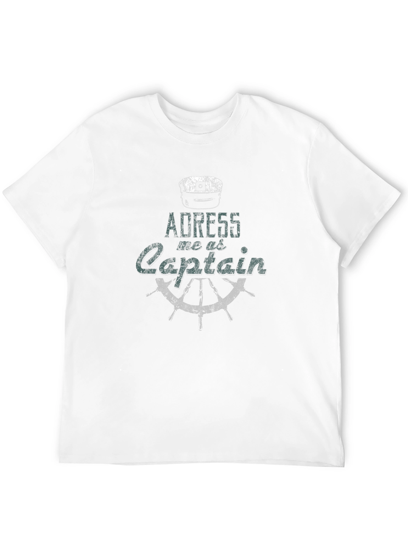 Address Me As Captain T-Shirt - Nautical Style