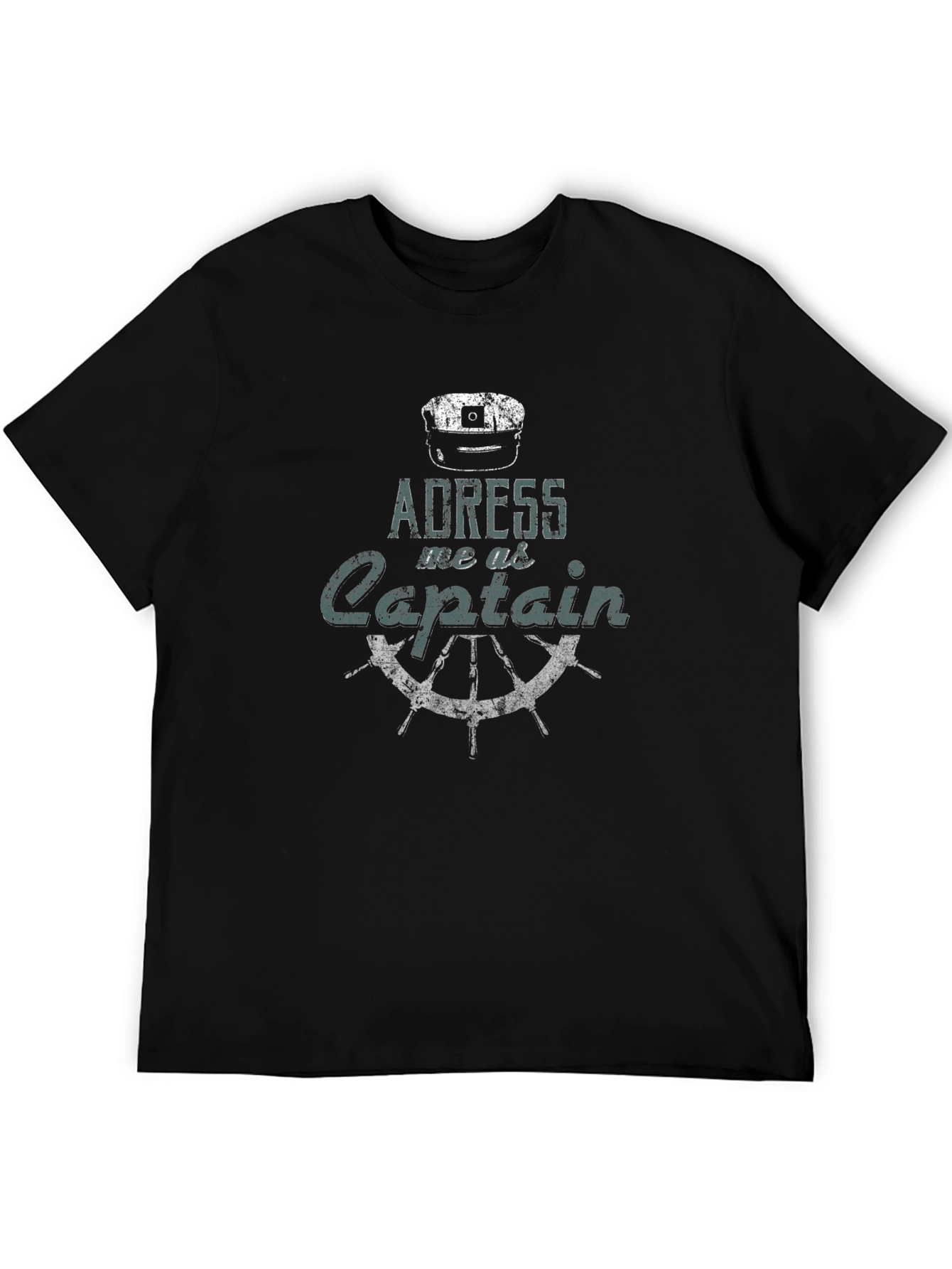 Address Me As Captain T-Shirt - Nautical Style