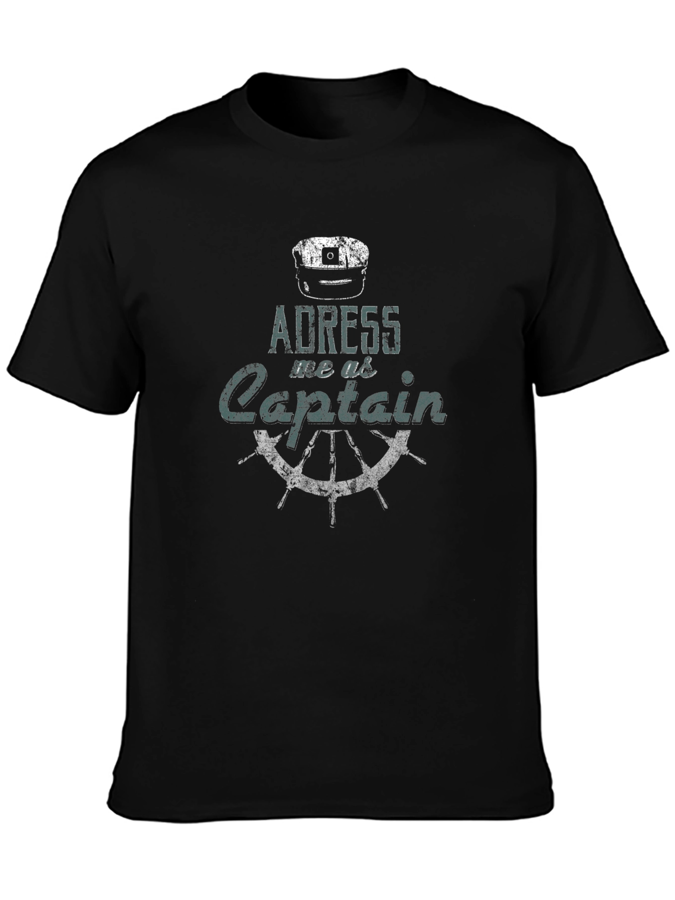 Address Me As Captain T-Shirt - Nautical Style