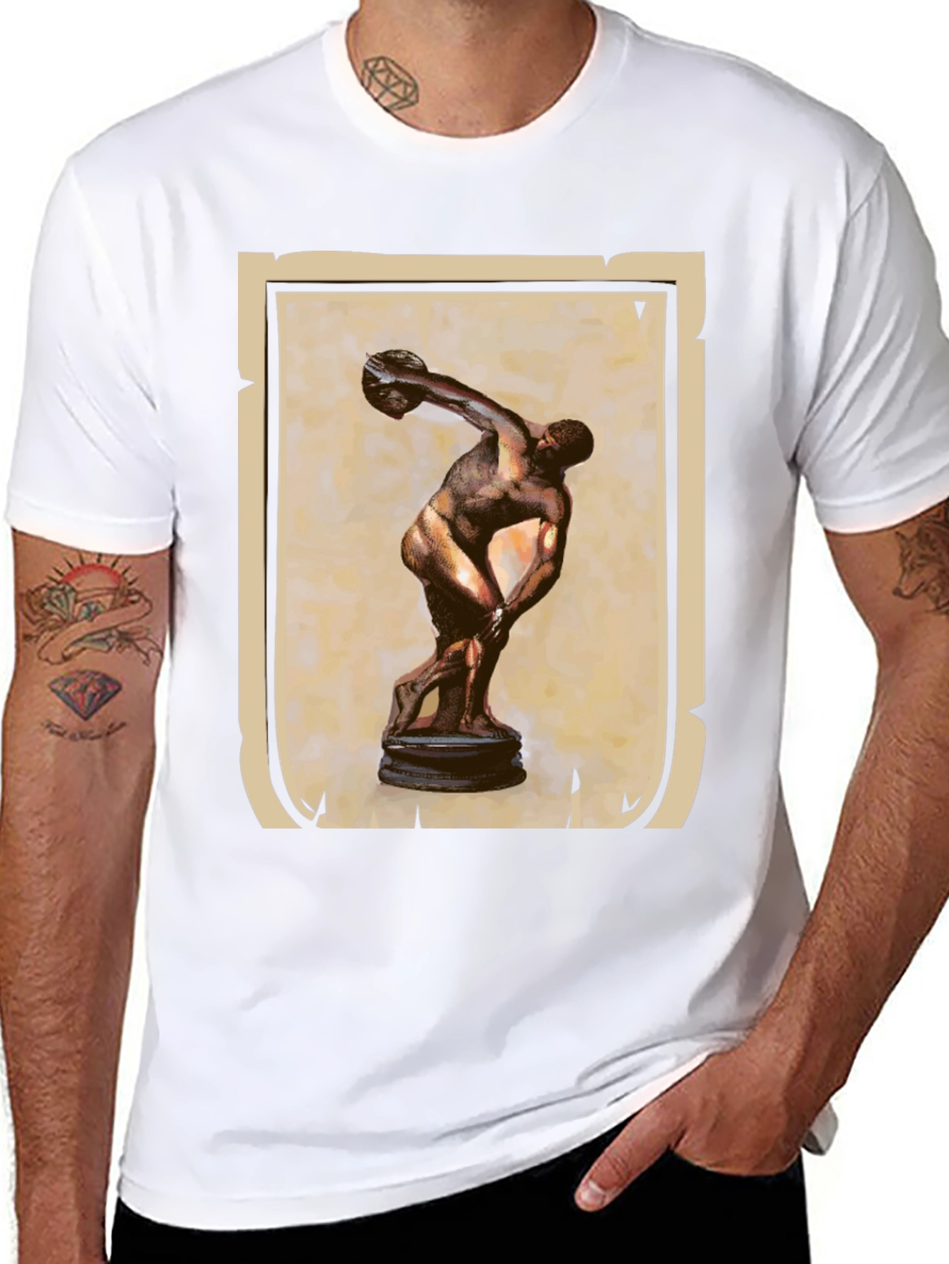 Discobolus T-Shirt - Ancient Greek Statue Tee
